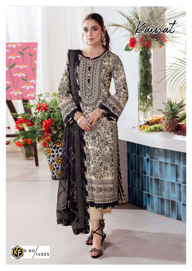 Kainat Vol 14 By Keval Fab Lawn Cotton Pakistani Dress Material Wholesale Online